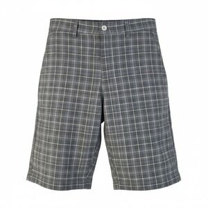 Ben Hogan Performance Men's Plaid Golf Shorts Gray Size 31 Pockets Summer Casual